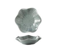 GLigeT Condimentos Bandejas de cerámica for mojar, for decorar escritorios, artículos cocina for el hogar Fiestas(Grey)