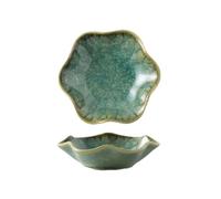 GLigeT Condimentos Bandejas de cerámica for mojar, for decorar escritorios, artículos cocina for el hogar Fiestas(Dark Green)