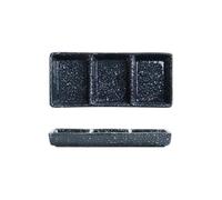 GLigeT Condimentos Bandejas for aperitivos de 3 compartimentos, platos for refrigerios, cuencos cerámica for salsas con divisiones Fiestas