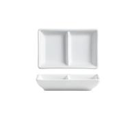 GLigeT Condimentos Plato de condimentos cerámica blanca sushi salsa soja Vajilla cocina molecular Fiestas(Pequeño)