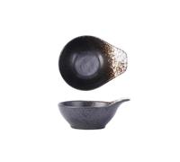 GLigeT Cuencos de cerámica for salsas, platos con asa, cuencos for salsas, salsas de soja, sushi y aperitivos.