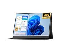 GLigeT Dispositivo Ancho Pantalla Externa IPS 4K HD de 16 Pulgadas 100% SRGB Brillo 400 nits Segunda Pantalla portátil