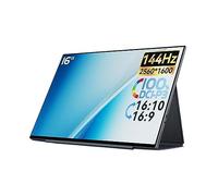 GLigeT Dispositivo Ancho Pantalla Externa IPS de 16 Pulgadas, 2K, 144hz, Pantalla táctil multifunción, expansión Oficina for Videojuegos, Monitor portátil