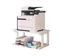 GLigeT Dormitorio Ampliar y Ampliar el Estante de Almacenamiento Multifuncional, impresoras Escritorio, Oficina pie for organización Oficina(Blanco)