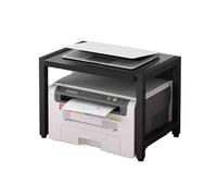 GLigeT Dormitorio Estante de Almacenamiento for fotocopiadora, fax y Oficina, Altura Ajustable for Impresora Escritorio Oficina(Negro)