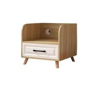 GLigeT Dormitorio Estante de Almacenamiento for Impresora Debajo la Mesa, Rueda Universal silenciosa, Estante Gran Capacidad Deslizante Tres Secciones Oficina(Yellow)