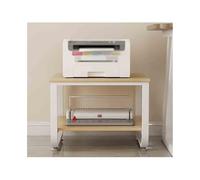 GLigeT Dormitorio Estante for Impresora de Oficina, Estante Almacenamiento for el hogar, y organización, for colocación fotocopiadoras Oficina(Yellow)