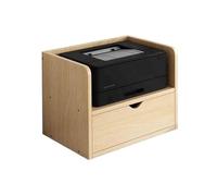 GLigeT Dormitorio Estante for Impresora de Oficina, Soporte for pequeña Escritorio, Estante Elevado Que Puede Colocar Papel A4, Varios Niveles Oficina(A)