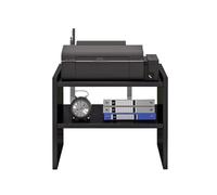 GLigeT Dormitorio Estante for Impresora, fotocopiadora, Escritorio, Soporte Multicapa, de suboficina, Estante Almacenamiento for el hogar Oficina(Negro,Pequeño)