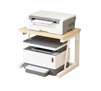 GLigeT Dormitorio Estante Organizador de Almacenamiento Multifuncional Doble Capa, Estante for Impresora Escritorio, pequeño for el hogar for Archivos Oficina Oficina(Yellow)