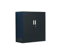 GLigeT Hogar Archivador de Oficina con Cerradura, gabinete Almacenamiento información Archivos, Hierro 1mm Espesor, Herramientas for balcón y hogar(Negro)