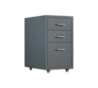 GLigeT Hogar Archivador de Oficina, gabinete Hierro 1,2mm Espesor, Almacenamiento Multifuncional, con múltiples cajones, Datos(Grey)