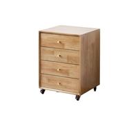 GLigeT Hogar Archivador Multifuncional, Organizador de Almacenamiento extraíble Simple, mesita Noche Debajo la Mesa, cajón, gabinete Cuatro cajones(Yellow)