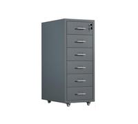 GLigeT Hogar Gabinete archivador de Oficina con cajones Acero Laminado en frío Engrosado Almacenamiento Gran Capacidad Organizador Datos Multifuncional cerraduras(Grey)