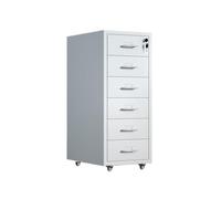 GLigeT Hogar Gabinete archivador de Oficina con cajones Acero Laminado en frío Engrosado Almacenamiento Gran Capacidad Organizador Datos Multifuncional cerraduras(Blanco)