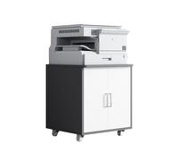 GLigeT Hogar Gabinete for Impresora, gabinete con Base móvil de Esquina Redondeada, Almacenamiento, Archivos pequeño for Oficina, información(Grey)