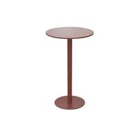 GLigeT Mesa Barra Mesa Redonda de Hierro Moderna, Ideal for Interiores y Exteriores, Ideal for Patios, caravanas, Catering, Fiestas y Eventos comerciales. Mesa de Pub(Red)