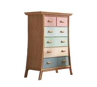 GLigeT Multifunción Cómoda Colorida de 6 cajones, cómoda Madera Maciza, aparador Decorativo for Sala Estar, tocador, for Dormitorio, mesita Noche, cajonera