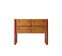 GLigeT Multifunción Cómoda de 4 cajones for Dormitorio, Juego Madera, Organizador aparadores for, Sala Estar, Pasillo