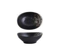 GLigeT Plato pequeño de cerámica con forma de huevo, cuenco for aperitivos, cuencos for salsas, plato for condimentos, vajilla de barro