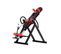 GLigeT Portátil Máquina Invertida de Estiramiento doméstica Equipo Fitness Camilla múltiple Banco invertido Auxiliar(Red)