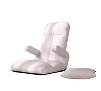 GLigeT Salas de Estar Sofá Perezoso Individual, Asiento de Suelo Tatami, sillón balcón y cojín for Ventana salediza(Blanco)
