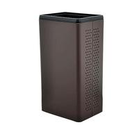 GLigeT Soporte de paraguas de metal, soporte de paraguas independiente, cubo de almacenamiento para el hogar, entrada, oficina, hotel y supermercado (color: bruto)