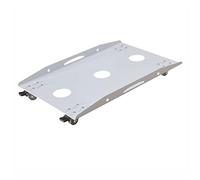GLigeT Ventilación PC Tower Sand Debajo del Escritorio, Carro de Soporte CPU Metal Caja Práctico(Blanco)
