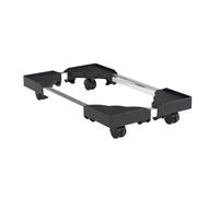 GLigeT Ventilación Soporte de Torre for PC Ajustable móvil con 4 Ruedas giratorias, Soporte for Caja for la mayoría Las Debajo del Escritorio Oficina en casa (Negro) Práctico