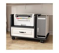 GLigeT Ventilación Soporte de Torre for PC con Almacenamiento, Soporte for CPU Carrito Práctico(Negro,76 * 46.5 * 45cm)