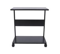 GLigeT Ventilación Soporte for PC de 2 Niveles, Soporte Torre for con Ruedas bloqueables, for CPU Marco Acero for Oficina en casa Que se Adapta a la mayoría Práctico