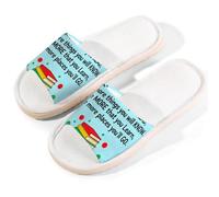 Glilade Pantuflas de casa para mujeres y hombres, antideslizantes, para interiores, puntera abierta, transpirables, de verano, para dormitorio, talla XL (libros de lectura)