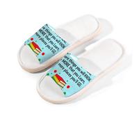 Glilade Pantuflas de casa para mujeres y hombres, antideslizantes, para interiores, puntera abierta, transpirables, de verano, para dormitorio, talla S (libros de lectura)