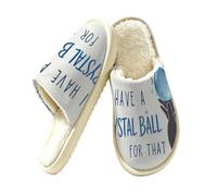 Glilade Pantuflas peludas para mujer, suaves, cálidas, para interiores y hogares, Bola de cristal, 45/45.5 EU