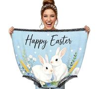 Glilade Ropa interior divertida para abuelas, regalos de broma para mujer, ropa interior gigante para Navidad, fiesta de cumpleaños, Flor de conejo feliz, One Size Plus Tall