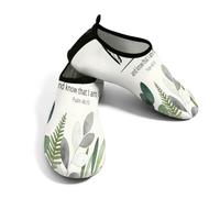 Glilade Zapatos de agua para mujeres y hombres, zapatos de playa para piscina, yoga, surf, Be Still, 40/41 EU