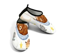 Glilade Zapatos de agua para mujeres y hombres, zapatos de playa para piscina, yoga, surf, Bear Dreams, 43.5/44.5 EU