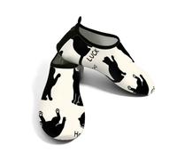 Glilade Zapatos de agua para mujeres y hombres, zapatos de playa para piscina, yoga, surf, Happy Cats, 40/41 EU