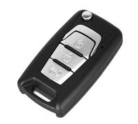 GLILAR Carcasa de Llave Compatible con SsangYong para Korando para Actyon C200 2016 2017 1 Uds. Carcasa Plegable para Llave De Coche A Distancia, Funda con 3 Botones para Llave De Coche