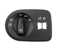 GLILAR Interruptor Perilla Control Faros Compatible con VW para Seat para Ibiza 2009 2010 2011 2012 2013 2014 2015 Interruptor De Faros De Coche Accesorios De Control De Luz Antiniebla 6J1941531AL