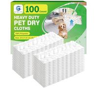 GLIMGLINT Paños de barrido en seco resistentes compatibles con Swiffer Sweeper Mop, almohadillas de repuesto para suelos de madera dura y multisuperficie, desechables y sin perfume, 100 unidades