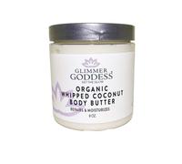 GLIMMER GODDESS Manteca corporal batida de aceite de coco org nico vegano con lavanda y lim n, hidratante, antienvejecimiento, reparadora de la p
