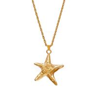 GlimmerStyle Collar con Colgante de Estrella de Mar para Mujer, Colgante Delicado, Verano, Playa, Océano, Acero Inoxidable, Collar Encantador de Estrella de Mar, Joyería de Estrella Vacacional