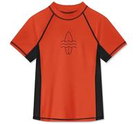 Glimnerize Camisas de protección para niños, camisetas de natación UPF 50+, protección solar, pesca, agua, playa, surf, trajes de baño de 3 a 14 años, Tabla de surf A5, 140