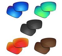 Glintbay 5 pares de lentes de repuesto para Oakley Jupiter Square Pack-BBRGB