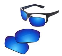 Glintbay Lente de gafas de sol de repuesto 100% Precise-Fit para Maui Jim Kanaio Coast MJ766-61mm - Espejo polarizado azul hielo