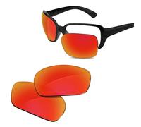 Glintbay Lentes de gafas de sol de repuesto 100% de ajuste preciso para RayBan RB4068-60 - Espejo rojo fuego polarizado