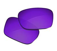 Glintbay - Lentes de repuesto para casco Spy Optic Helm, Morado (Espejo morado profundo polarizado.), Small