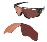 Glintbay Lentes de sol de repuesto 100% de ajuste preciso para Oakley JAW-BREAKER OO9290, fotocromáticas polarizadas naranja