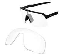 Glintbay Lentes de sol de repuesto 100% de ajuste preciso para Oakley Sutro Lite OO9463, transparentes no polarizados
